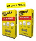 Kit 2 Restauratudo Reparo Cola Parachoque Vedachoque 190Gr