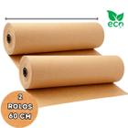 Kit 2 Rolos De Papel Semi Kraft 60 CM x 50M Embalagem Mascaramento e Automotivo - California Papeis