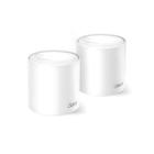 Kit 2 Roteadores TP-Link Deco X10, Mesh Wi-Fi 6 AX1500, Cobertura até 360 m²