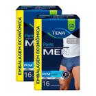 Kit 2 Roupa Íntima Descartável Tena Pants Men Tamanho G/EG com 16 Unidades