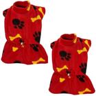 Kit 2 Roupas De Inverno Para Cães E Gatos - Vestido Soft G