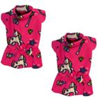 Kit 2 Roupas De Inverno Para Cães Gatos - Vestidos Rosa Eg