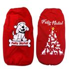 Kit 2 Roupas Para Cães E Gatos De Natal - P