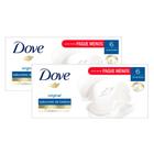 Kit 2 Sabonete Dove Original com 6 Unidades de 90g cada Leve Mais Por Menos