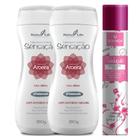 Kit 2 Sabonete Íntimo Líquido Sensação Aroeira + 1 Desodorante Sedução Imagine (rosa)