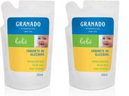 Kit 2 Sabonete Líquido Glicerina Bebê Refil 250ml - Granado