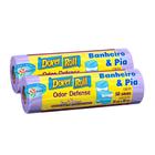 Kit 2 Sacos Para Lixo Banheiro e Pia Odor Defense F34x40cm 50un - Dover Roll