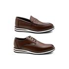 Kit 2 Sapatos Masculinos Oxford e Loafer Elegante Casual