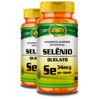 Kit 2 Selênio Quelato Unilife 60 Cápsulas