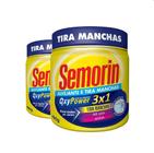 Kit 2 Semorin Alvejante Tira Manchas Em Pó 400g Oxy Power