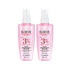 Kit 2 Sérum Elseve Glycolic Gloss L'oréal Paris Elixir Prolongador de Gloss 100ml