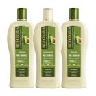 Kit 2 Shampoo 1 Condicionador Tratamento restaurador Pós Quimica 500 ml - BIOEXTRATUS