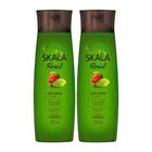 Kit 2 Shampoo Café Verde e Ucuuba Brilho e Nutrição 325ml Skala