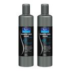 Kit 2 Shampoo Cinza Escuro Matizador Desamarelador para Grisalhos Platinados Loiros 300ml Nupill Profissional