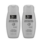 Kit 2 Shampoos Cinza Desamarelador Cabelos Brancos e Grisalhos Nupill 120ml