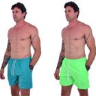 Kit 2 Short Masculino Bermuda Tectel Treino Academia Confortável