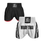 Kit 2 Short Muay Thai Calção Masculino Feminino Uppercut