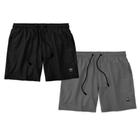 Kit 2 Shorts Bermuda Masculino Básico Mauricinho Tactel