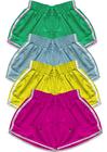 Kit 2 Shorts Feminino Tactel Plus Size Piscina Moda Praia