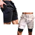 Kit 2 Shorts Liner Bienpati - Corrida Academia Fitness- Run