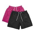 Kit 2 Shorts Mauricinho Polo State Jhow Black + Pink