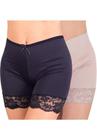 Kit 2 shorts modelador vip lingerie de microfibra