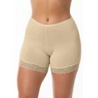 Kit 2 Shorts Segunda Pele Ánagua Combinação Barra com Renda Bermuda para Usar Com Vestido