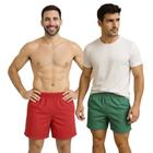 KIT 2 Shorts Tactel Bermudas Academia Treino Corrida Masculina TRAINING 719
