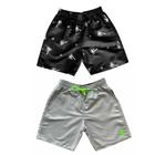 Kit 2 Shorts Tactel Com Bolsos Masculinos Moda Praia Viagem