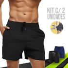 KIT 2 Shorts TACTEL ELASTANO Academia Treino Corrida MASCULINO 724