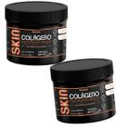 Kit 2 Skin colágeno Verisol com Silício+Zinco Bisglicinato em Pó Laranja - Natunéctar