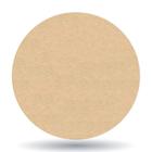 Kit 2 Sousplat Disco Mdf Cru Diâmetro 35cm Premium