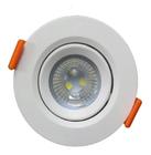 Kit 2 Spot Led 5w Direcionável Redondo Branco Frio Bivolt