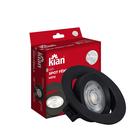 Kit 2 Spot Led Redondo 5w Preto Branco Neutro  4000K Bivolt