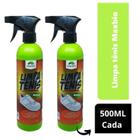 Kit 2 Spray Limpa Tênis Sapato Couro Nylon 500ml Maxbio