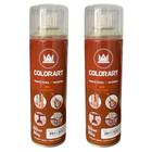 Kit 2 Spray Verniz para Madeira 300ml Colorart Mogno Imbuia Natural