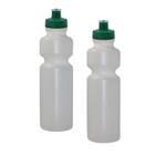 Kit 2 Squeezes 750Ml Tampa Fibra Madeira Verde