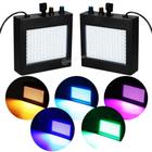 Kit 2 Strobo Efeito Flash 108 LEDs RGB Para Festa TB1230