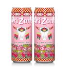 Kit 2 suco de frutas sabor morango e kiwi arizona lata 680ml