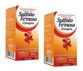 Kit 2 Sulfato Ferroso Gotas Sabor Framboesa 30ml - Arte Nativa