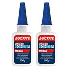 Kit 2 Super Bonder Mega 100g Extra Forte Multiuso - Loctite