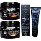 Kit 2 Super Gel 30 Ervas 250g + 1 Gel Cartilagem de Tubarão 150g