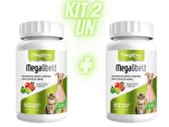 Kit 2 Suplementos MEGA-SBELT Carnitina 60comp - Cães e Gatos