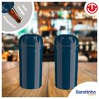 Kit 2 Suporte Porta Garrafa Térmico 600ml Cerveja Azul