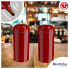 Kit 2 Suporte Porta Garrafa Térmico 600ml Cerveja Vermelho - Unitermi