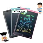 Kit 2 Tablet Infantil Lousa Mágica Losa Digital Desenho - lousa magica