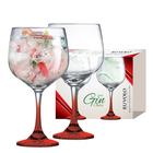 Kit 2 Taças Gin Tonica Drinks Festa Vidro Colors 650ml