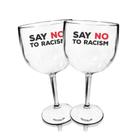 Kit 2 Taças Gin Transparentes Personalizadas No Racismo - Krystalon