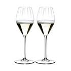 Kit 2 Taças Riedel Champanhe Performance 375ml Cristal Luxo