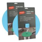 Kit 2 Tampas Silicone Universal para Panelas e Alimentos - MORI